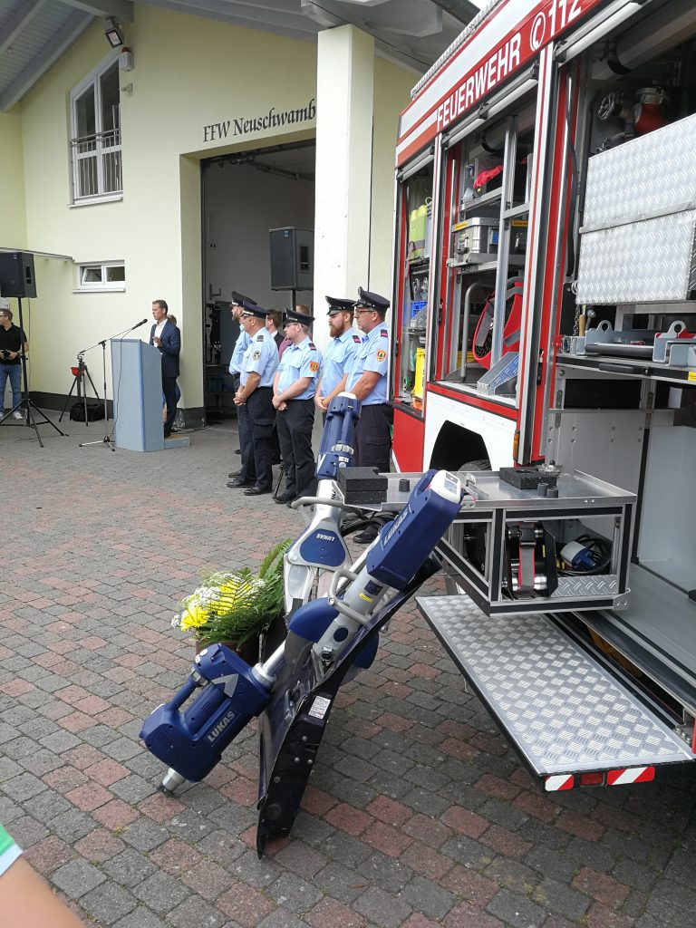 Einweihung Rettungsgerät