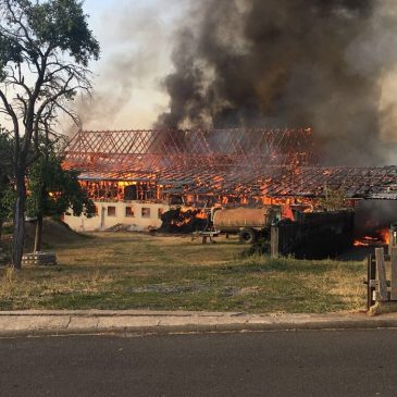 Einsatzbericht: Brand eines landwirtschaftlichen Anwesens in Neuswarts