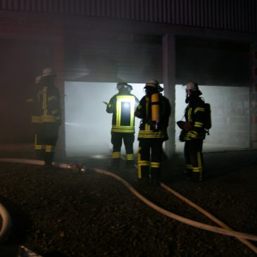 Herbstübung 2018: Verpuffung in einem landwirtschaftlichen Anwesen mit eingeschlossener Person