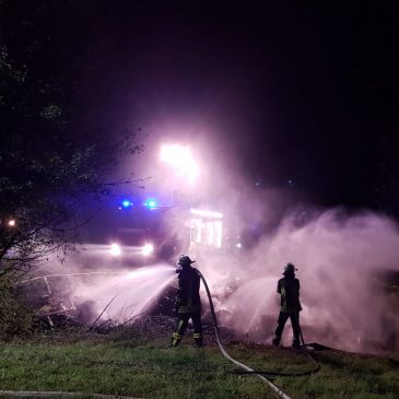 Einsatzbericht: Gestrüppbrand in Meerswinden