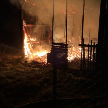 Einsatzbericht: Scheunenbrand in Oberrückersbach