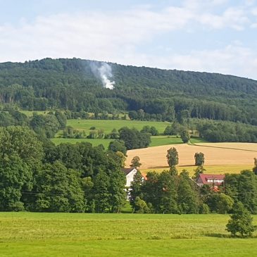 Einsatzbericht:  Unklare Rauchentwicklung am Auersberg