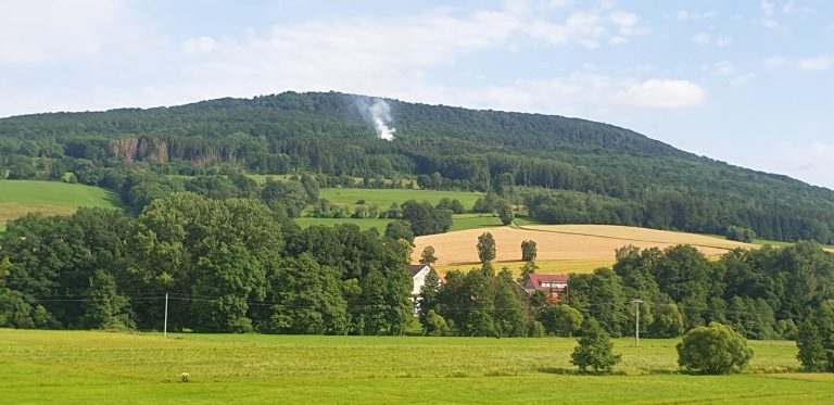 Einsatzbericht:  Unklare Rauchentwicklung am Auersberg