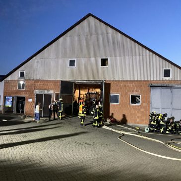 Einsatzbericht: Scheunenbrand in Neuswarts